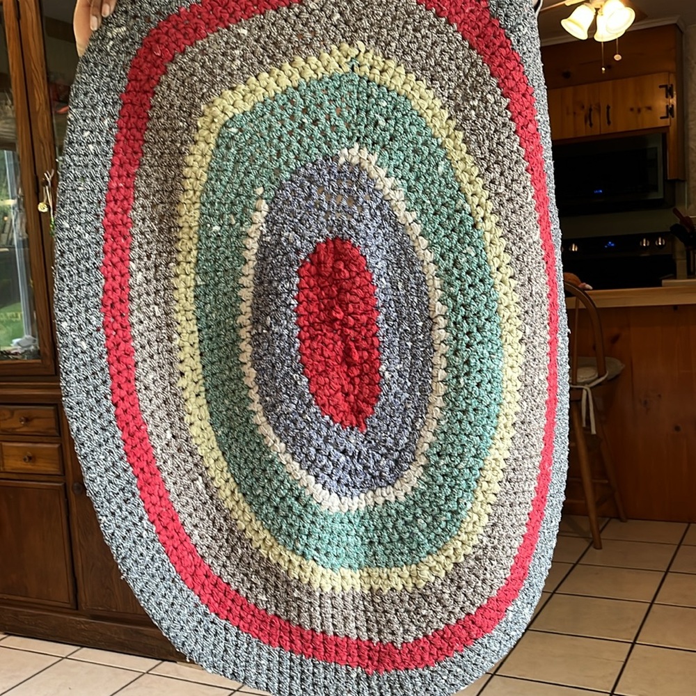 Multicolor Braided Rugs - Picture 3 of 8